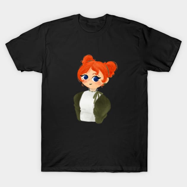 a girl with bunny hair T-Shirt by byjilooo